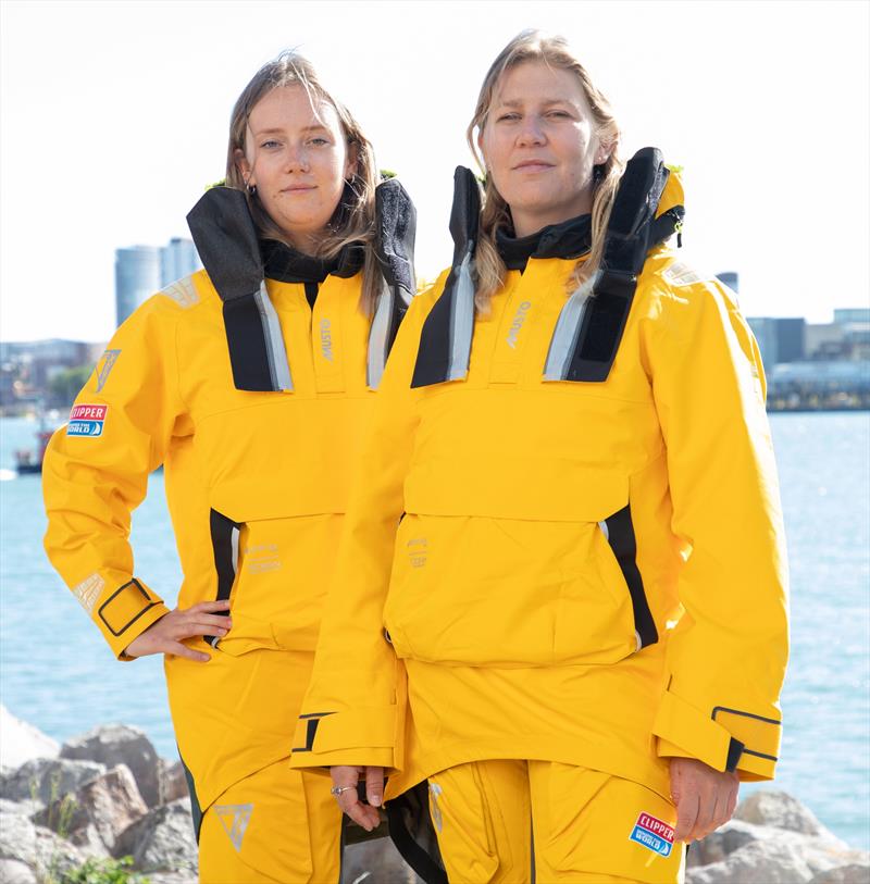 Millie Apperley (left) and Heather Thomas (right) - Heather has followed the Clipper Race pathway to become a professional skipper - photo © Clipper Race