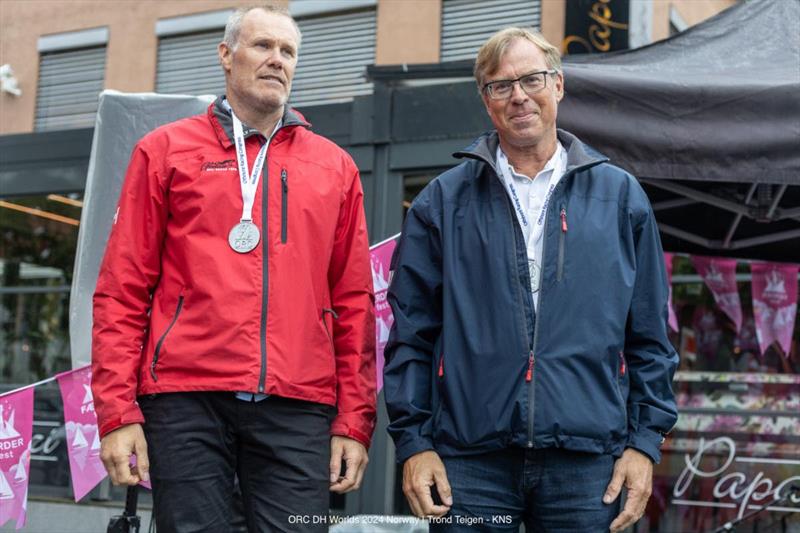 Lars Bergkvist & Anders Dahlsjo, Silver medallists in Class C at the 2024 ORC DH Worlds in Norway aboard CONSENSUS (Farr 30) photo copyright KNS / Trond Teigen taken at Yacht Club Monfalcone