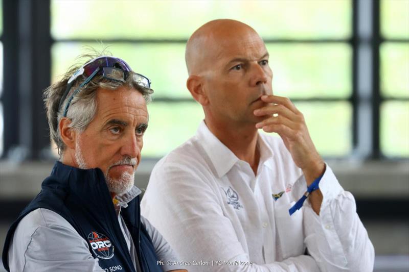 Loris Plet, Manager of the Yacht Club Monfalcone (on the left) and Giancarlo Crevatin, PRO of the event - ORC DH World Championship 2025 Monfalcone - photo © Andrea Carloni