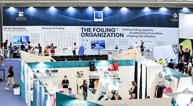 The Foiling Organization at Genoa International Boat Show 2025 photo copyright Martina Orsini - We Are Foiling Media taken at 