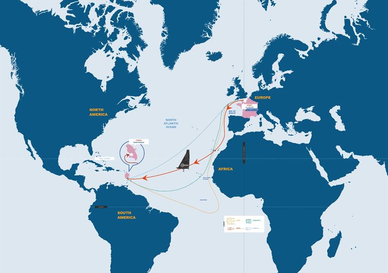 Transat Café L'OR map photo copyright Transat Café L’OR taken at 