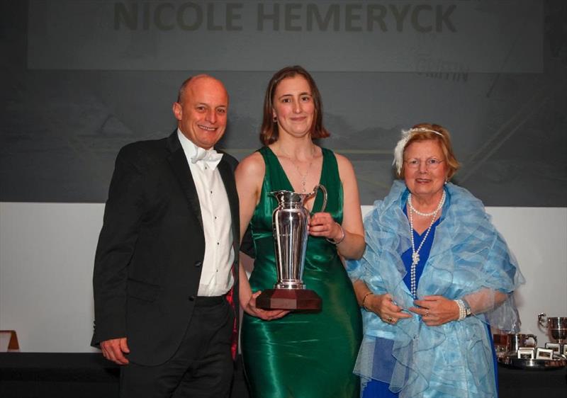 Nicole Hemeryck was awarded the Best Female Griffin Sailor ? photo copyright Rich Bowen Photography taken at Royal Ocean Racing Club