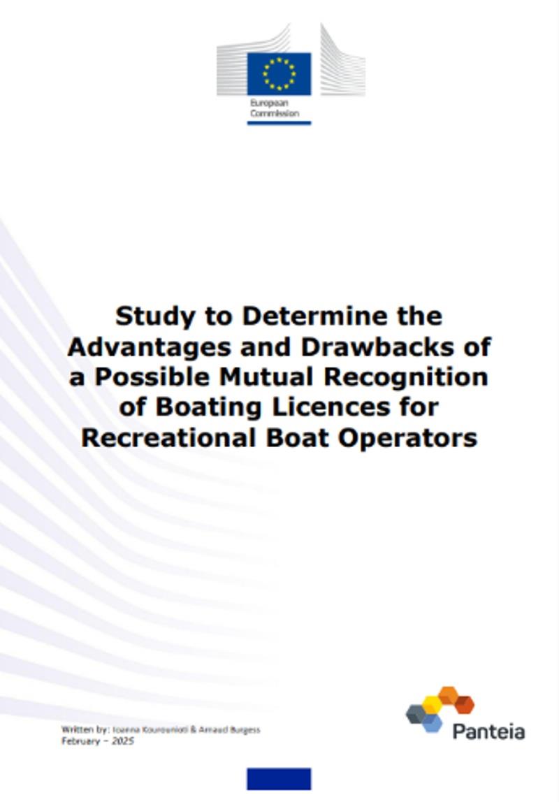 EBI welcomes new EU study calling for mutual recognition of licences for recreational boat operators photo copyright European Boating Industry taken at 