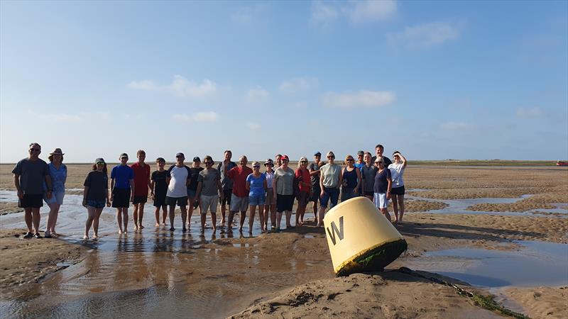 North West Norfolk Week sailors at Brancaster Beach photo copyright North West Norfolk Week taken at Brancaster Staithe Sailing Club