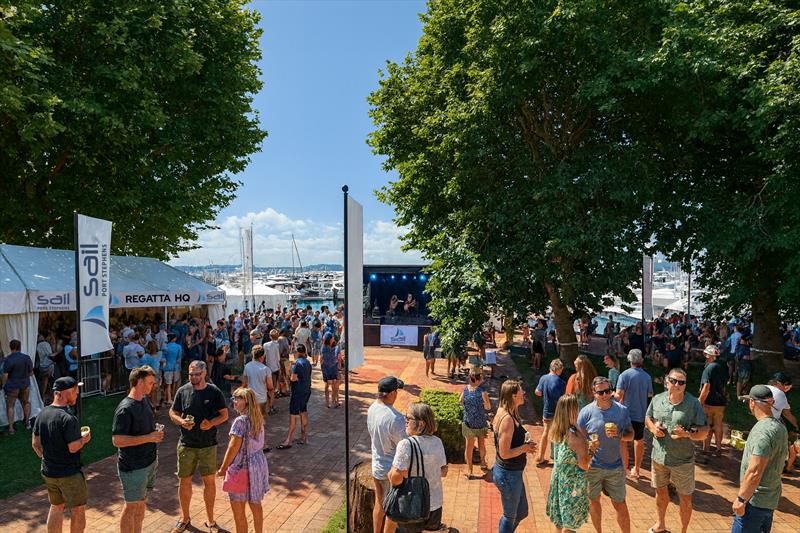 Sail Port Stephens Race Village photo copyright NCYC taken at Newcastle Cruising Yacht Club