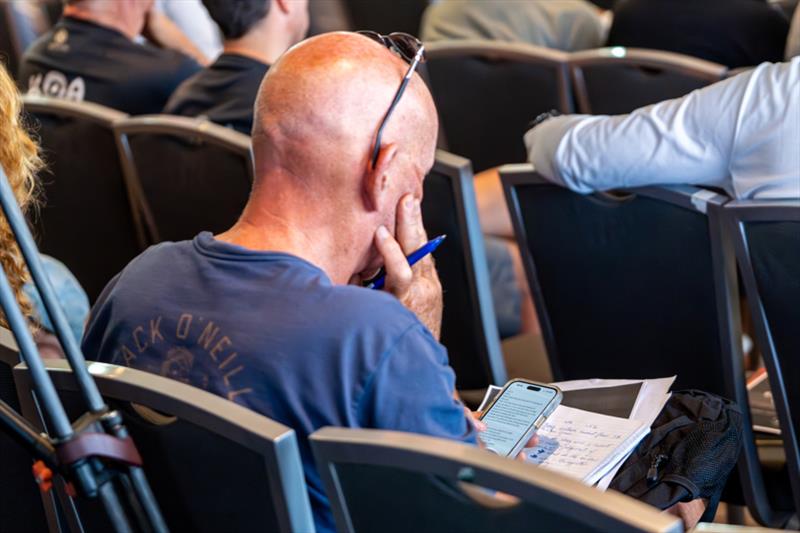 Making notes - photo © CYCA / Alex Dare