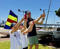 Matt Wearn OAM teaching younglings how to read the wind &copy; Australian Sailing