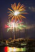 Nightime fireworks at Magnetic Island - SeaLink Magnetic Island Race Week  &copy; Andrea Francolini / SMIRW