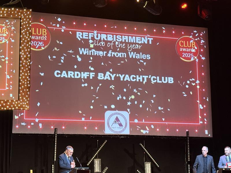 Cardiff Bay Yacht Club wins Club Refurbishment of the Year 2025 photo copyright CBYC taken at Cardiff Bay Yacht Club