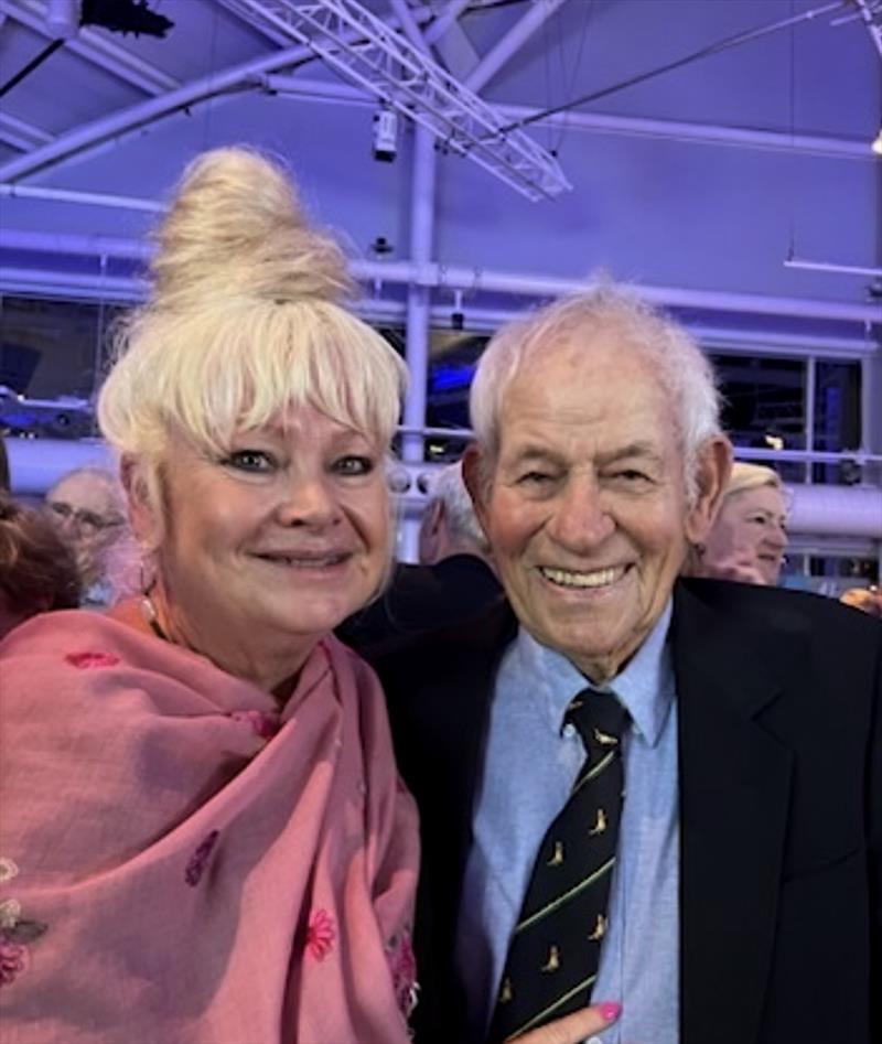 Mike Fletcher with his partner Amanda Lulham photo copyright Amanda Lulham taken at 