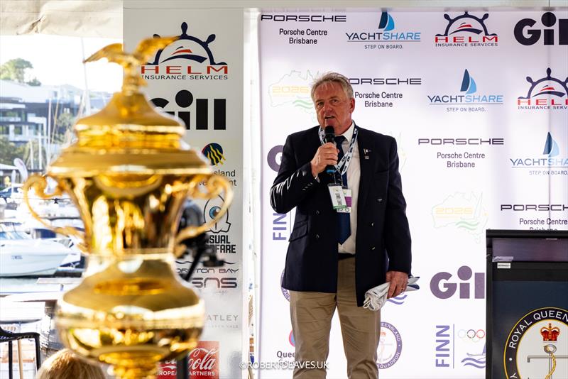 Andy Denison, Finn World Masters President photo copyright Robert Deaves taken at 