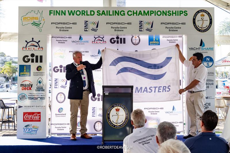 Andy Denison opens the event with Curtis Skinner, Commodore of RQYS photo copyright Robert Deaves taken at 