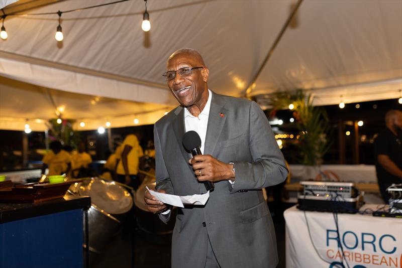 His Excellency Sir Rodney Williams, Governor-General of Antigua & Barbuda welcomed competitors - photo © Arthur Daniel / RORC