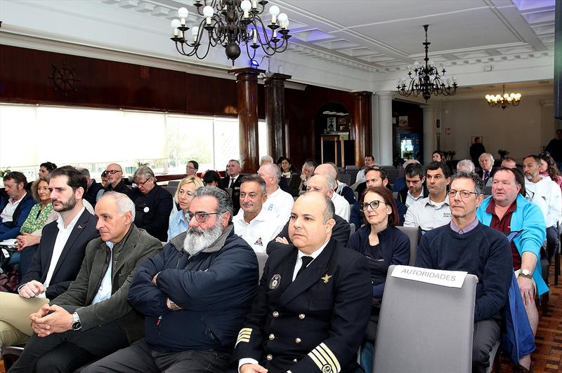Authorities and skippers at the Real Club Nautico de Vigo - photo © Marta Domínguez