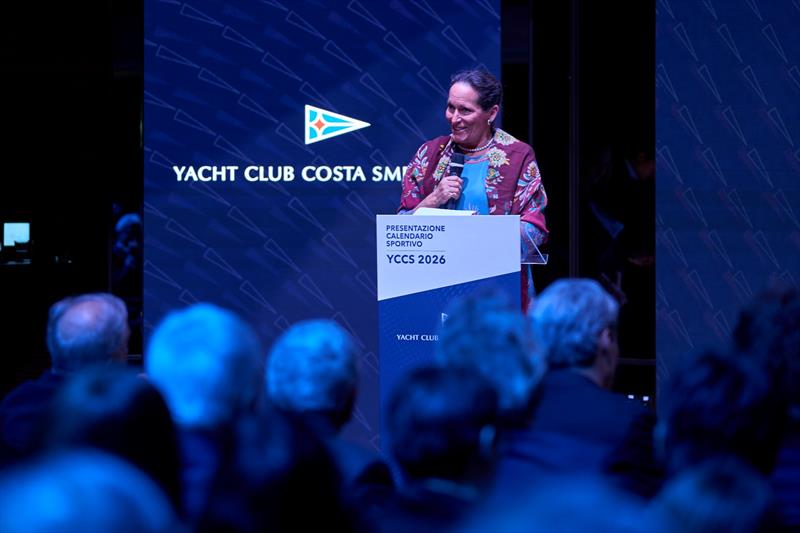 Princess Zahra Aga Khan, President of the YCCS Board of Directors, welcomed attendees with her opening address photo copyright YCCS / Studio Borlenghi taken at Yacht Club Costa Smeralda