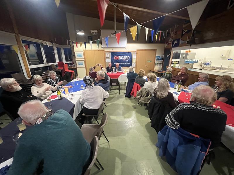 Social highlight: the final report to the D&G Coastal Benefit Fund for the new disabled facilities in the clubhouse being signed by Scott Train (Commodore) with Ian Purkis (Project Lead) during the Solway Yacht Club Easter Weekend photo copyright David Harding taken at Solway Yacht Club