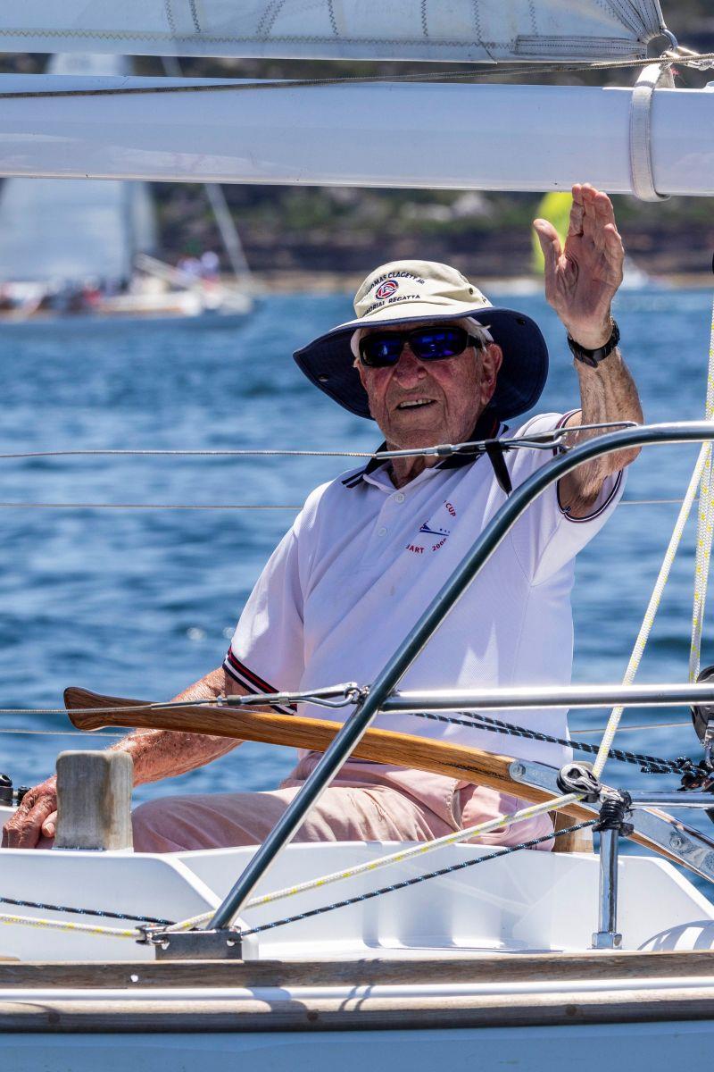 Gordon Ingate on his beloved Jasnar - photo © Andrea Francolini