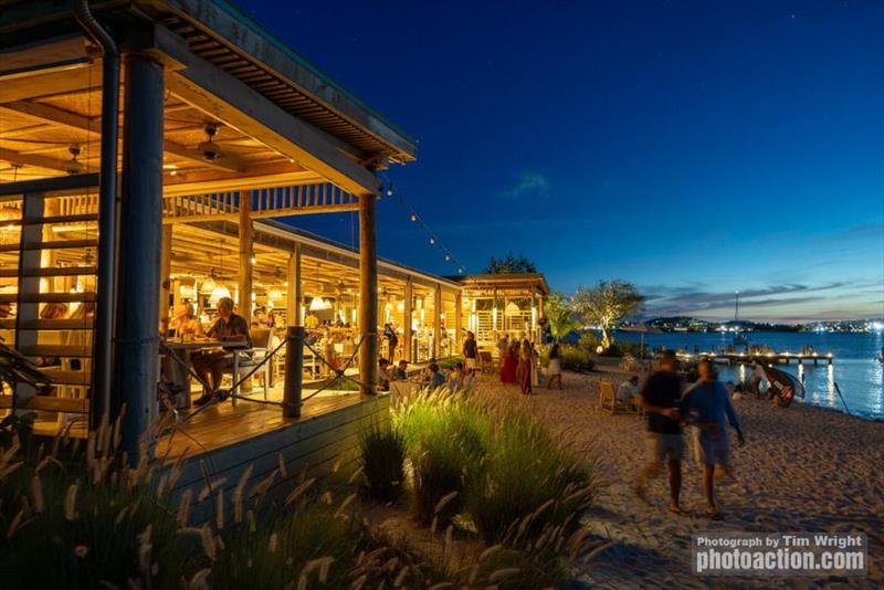 Antigua Sailing Week 2026 Day 2 - Little Jumby and The Hut provided a perfect ending to the second day - photo © Tim Wright / www.Photoaction.com / ASW