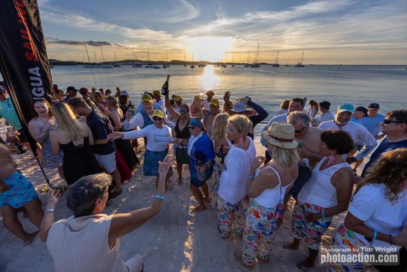Antigua Sailing Week 2026 Day 2 - Catching up with fellow sailors for sunset drinks after a day on the water - photo © Tim Wright / www.Photoaction.com / ASW