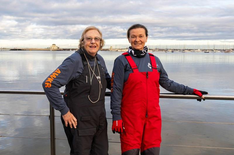 Jabula owner Avril Sellars and crew member Basia Dworak-Bahan - 2026 Australian Women's Keelboat Regatta - photo © Andrea Francolini / AWKR