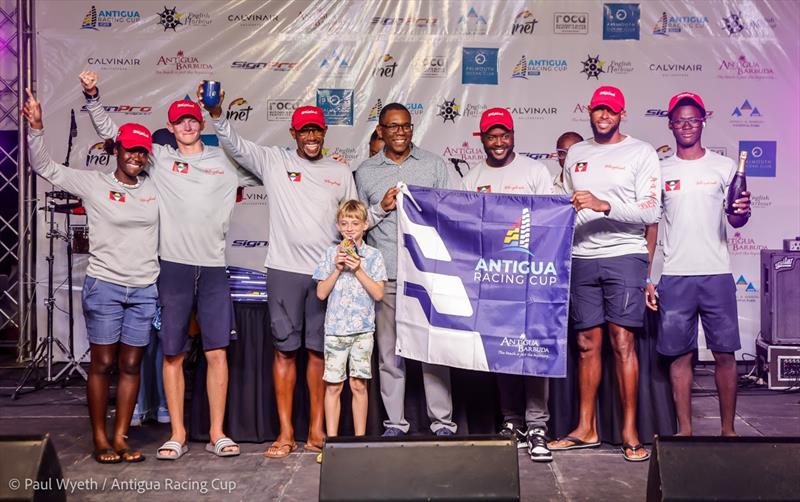 Crew of Whiplash - photo © Paul Wyeth / Antigua Racing Cup