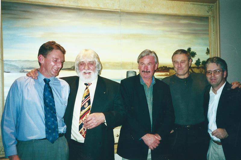 Gary Appleby (second left) with crew Greg Johnson, Bob Fraser, Steve Kulmar, Brad Stephens - photo © Bob Fraser