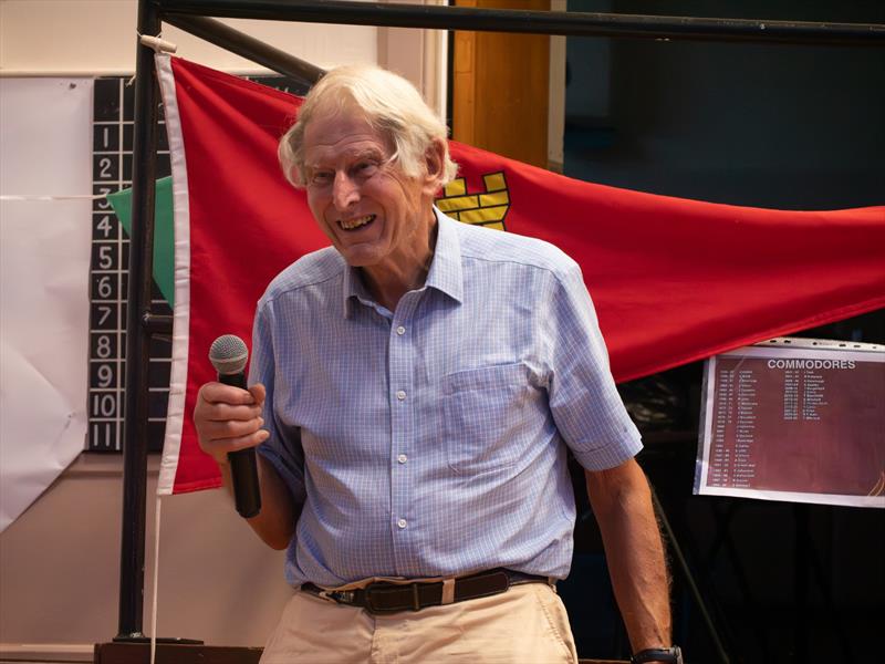 John Broadbent receiving an Honorary Membership during the Annandale Sailing Club 70th Anniversary Regatta - photo © Kateryna Makaryshyna