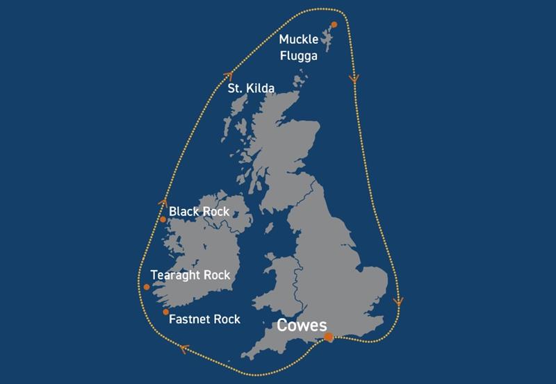2026 RORC Round Britain and Ireland Race course - photo © RORC