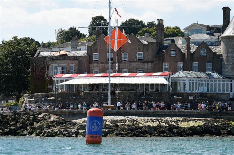 The best shoreside viewing will be outside the Royal Yacht Squadron and along Cowes Parade - photo © Rick Tomlinson / RORC