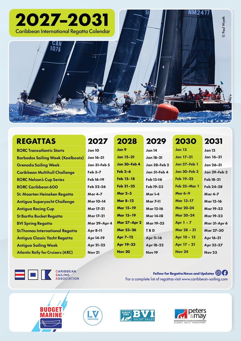 Caribbean Sailing Association unveils five-year regatta calendar and bold new championship series - photo © Caribbean Sailing Association