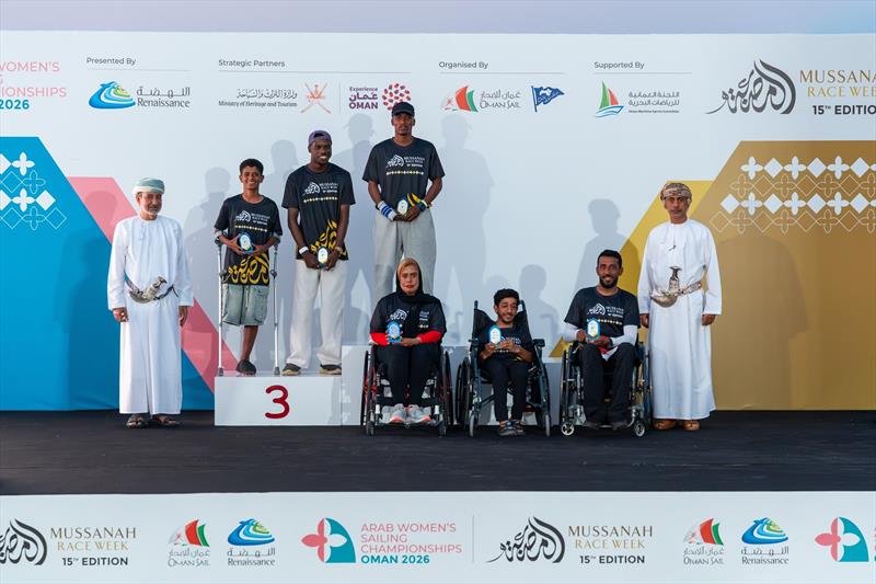 15. Mussanah Yarış Haftası ve 3. Arap Kadınlar Yelken Şampiyonası podyumu - fotoğraf © Oman Sail