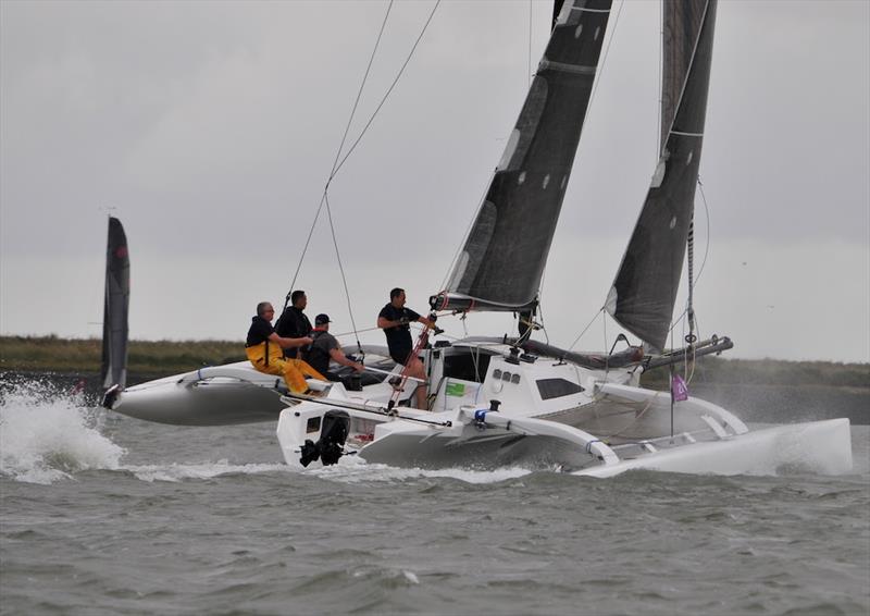 Blast off for MOCRA national championship winner NRB at Burnham Week 2021 photo copyright Alan Hanna taken at Royal Burnham Yacht Club and featuring the MOCRA class