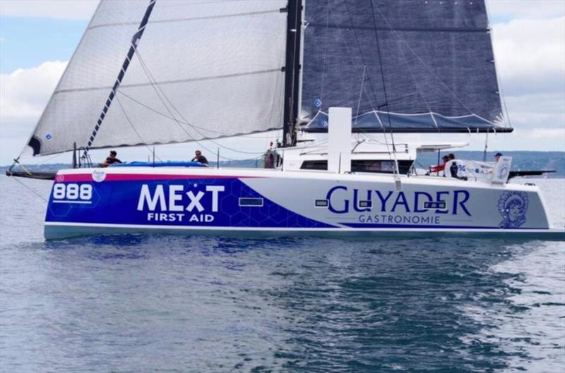 In the 2019 Rolex Fastnet Race Christian Guyader won the MOCRA class aboard his TS42 Guyader Gastronomie. This year he returns with the newer 50ft TS5 Guyader MExT photo copyright Olivier Bourba taken at Royal Ocean Racing Club and featuring the MOCRA class
