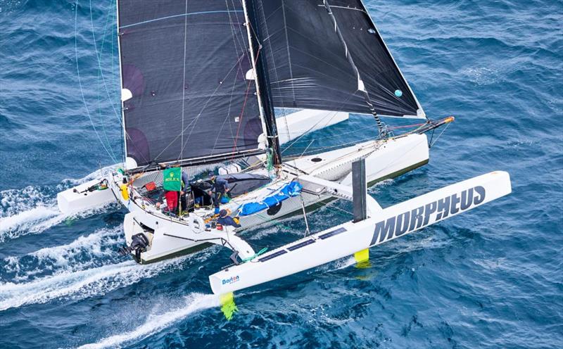 Andrew Fennell is back with his 39ft Shuttleworth trimaran Morpheus - photo © Carlo Borlenghi