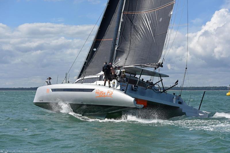 The largest Dazcat competing is MOCRA Vice Commodore Simon Baker's 49ft Hissy Fit - photo © Rick Tomlinson