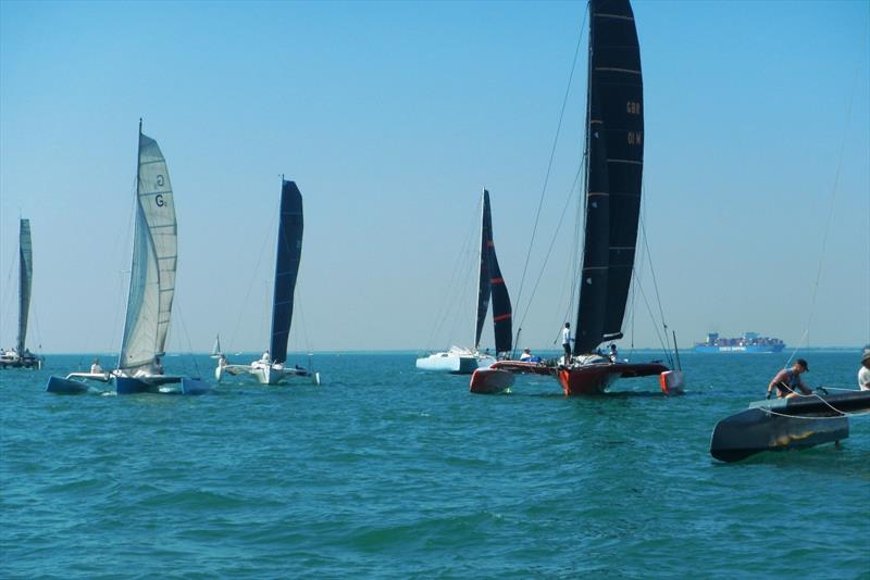 MOCRA National Championship at Bembridge day 3 photo copyright Mike Samuelson taken at Royal Victoria Yacht Club, England and featuring the MOCRA class
