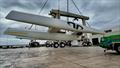Argo lifted out at Marina Lanzarote &copy; Team Argo