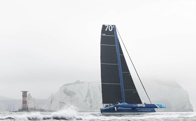 Line honours for PowerPlay in the 90th Round the Island Race   - photo © Lloyd Images / www.lloydimages.com