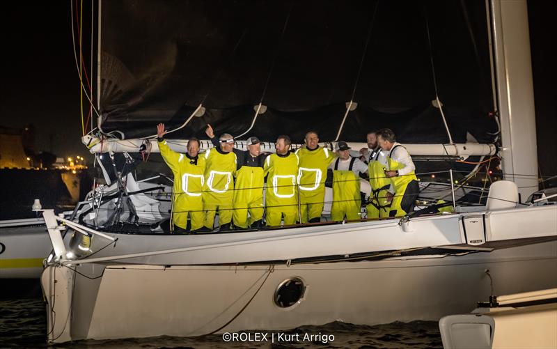 Multihull line honours for Jason Carroll's MOD70 Argo (USA) in the 2021 Rolex Middle Sea Race  photo copyright Kurt Arrigo / Rolex taken at Royal Malta Yacht Club and featuring the MOD70 class