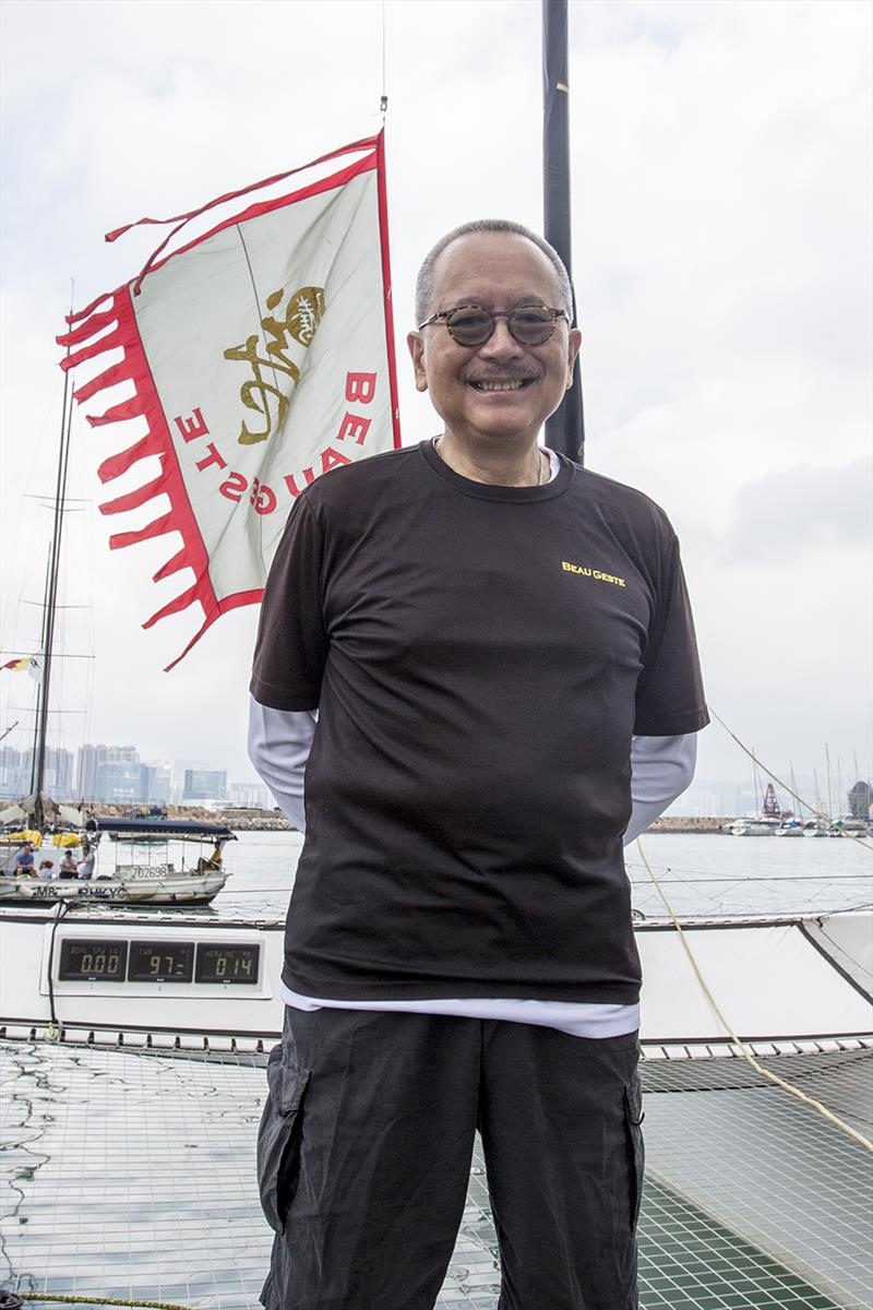 Karl Kwok. MOD Beau Geste photo copyright Guy Nowell taken at  and featuring the MOD70 class