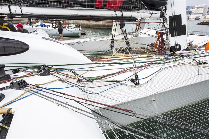 More string than a spaghetti restaurant. MOD Beau Geste photo copyright Guy Nowell taken at  and featuring the MOD70 class