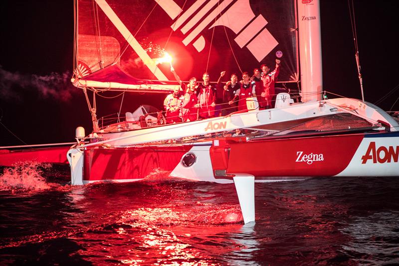 Giovanni Soldini's Maserati wins the RORC Transatlantic Race photo copyright RORC / Arthur Daniel taken at Royal Ocean Racing Club and featuring the MOD70 class