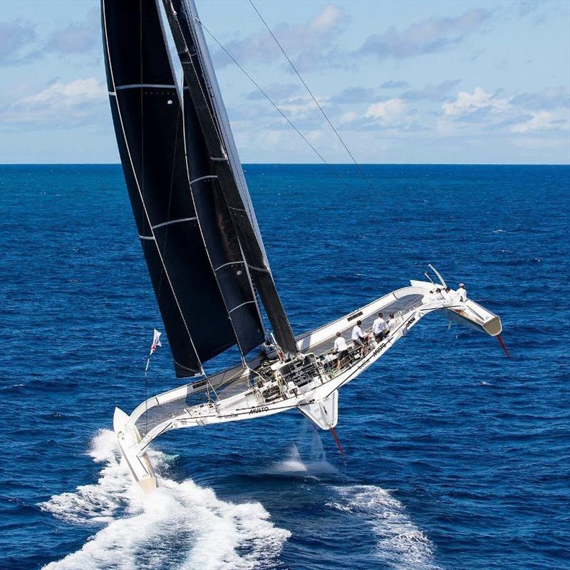 Beau GesteX photo copyright Royal Queensland Yacht Squadron taken at Royal Queensland Yacht Squadron and featuring the MOD70 class