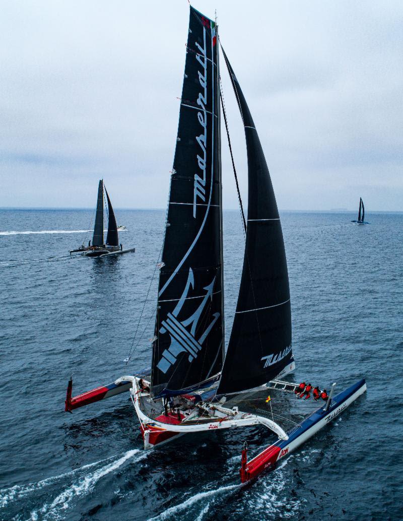 Maserati is one of three MOD 70 multihulls racing to Hawaii - Transpac 50 - photo © Ronnie Simpson / Ultimate Sailing