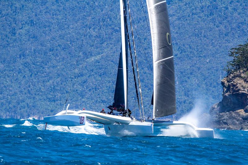 Beau Geste - Day 4 - Hamilton Island Race Week, August 22, 2019 photo copyright Richard Gladwell taken at Hamilton Island Yacht Club and featuring the MOD70 class