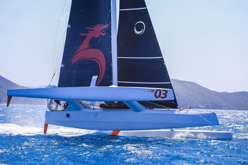 Beau Geste - MOD70 - Hamilton Island Race Week - Day 5, August 23, 2019 photo copyright Craig Greenhill / Saltwater Images taken at Hamilton Island Yacht Club and featuring the MOD70 class