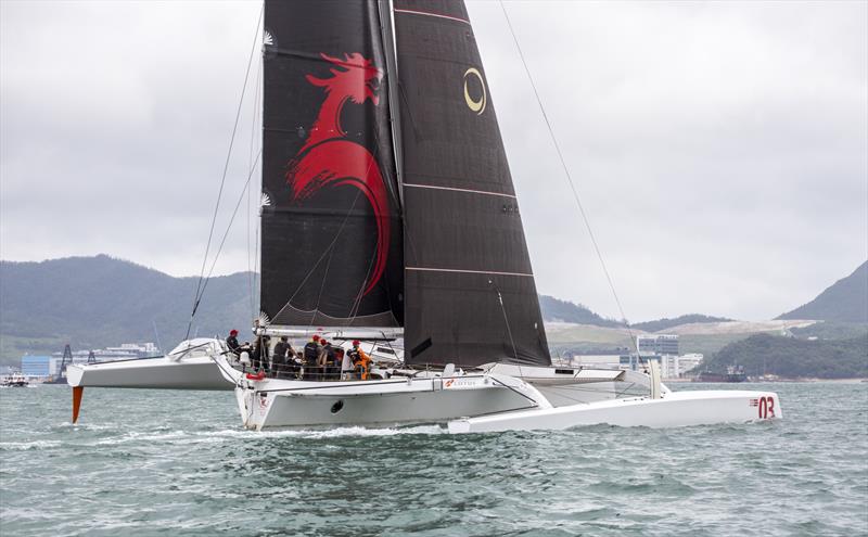 Karl Kwok's MOD70, Beau Geste photo copyright Guy Nowell / RHKYC taken at Royal Hong Kong Yacht Club and featuring the MOD70 class