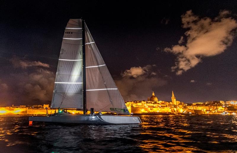 2020 Rolex Middle Sea Race day 3 photo copyright Rolex / Kurt Arrig taken at Royal Malta Yacht Club and featuring the MOD70 class