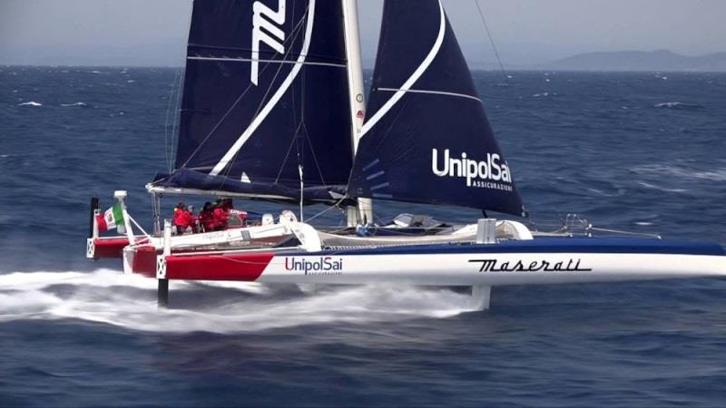 Maserati - Foiling trimaran photo copyright Maserati taken at  and featuring the MOD70 class