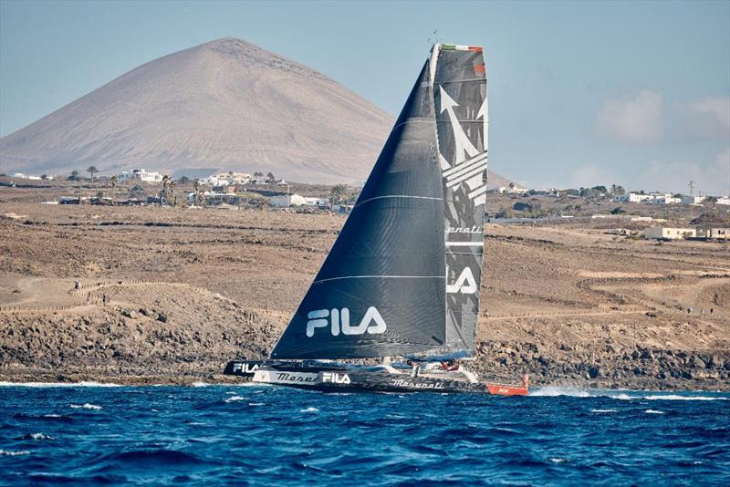 Giovanni Soldini's Multi70 Maserati (ITA) - RORC Transatlantic Race photo copyright James Mitchell taken at Royal Ocean Racing Club and featuring the MOD70 class